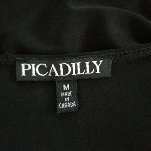 Picadilly Womens 3/4 Sleeve, multicolor Top - Size M - Picture 3 of 3